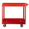 Stalwart Utility Cart - Heavy-Duty Work Cart with Two Storage Trays - Holds up to 330lbs by Red 75-MOV2001 - alternate 8